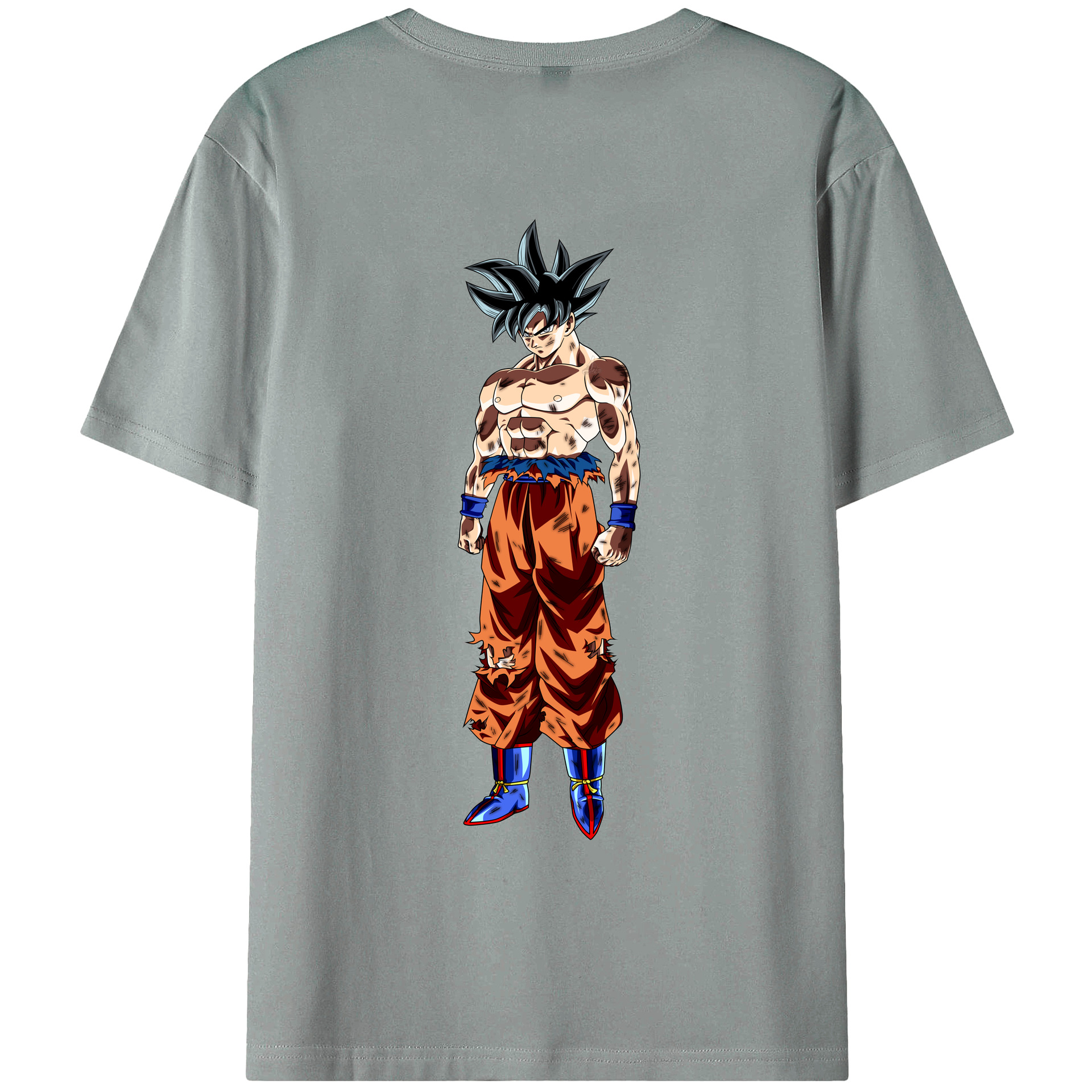 （画像用） ドラゴンボール 孫悟空（そん ごくう）Son Goku カカロット DRAGON BALL Kakarotto 綿100％ メンズ半袖Tシャツ（バックプリント） 通気性